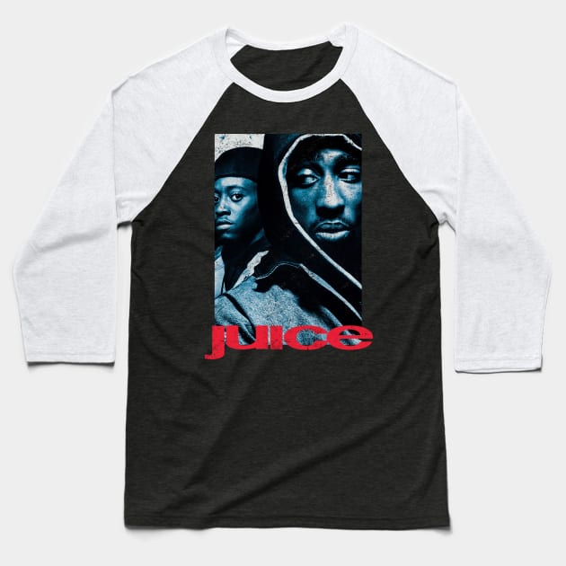 Juice-Movie Baseball T-Shirt by harrison gilber